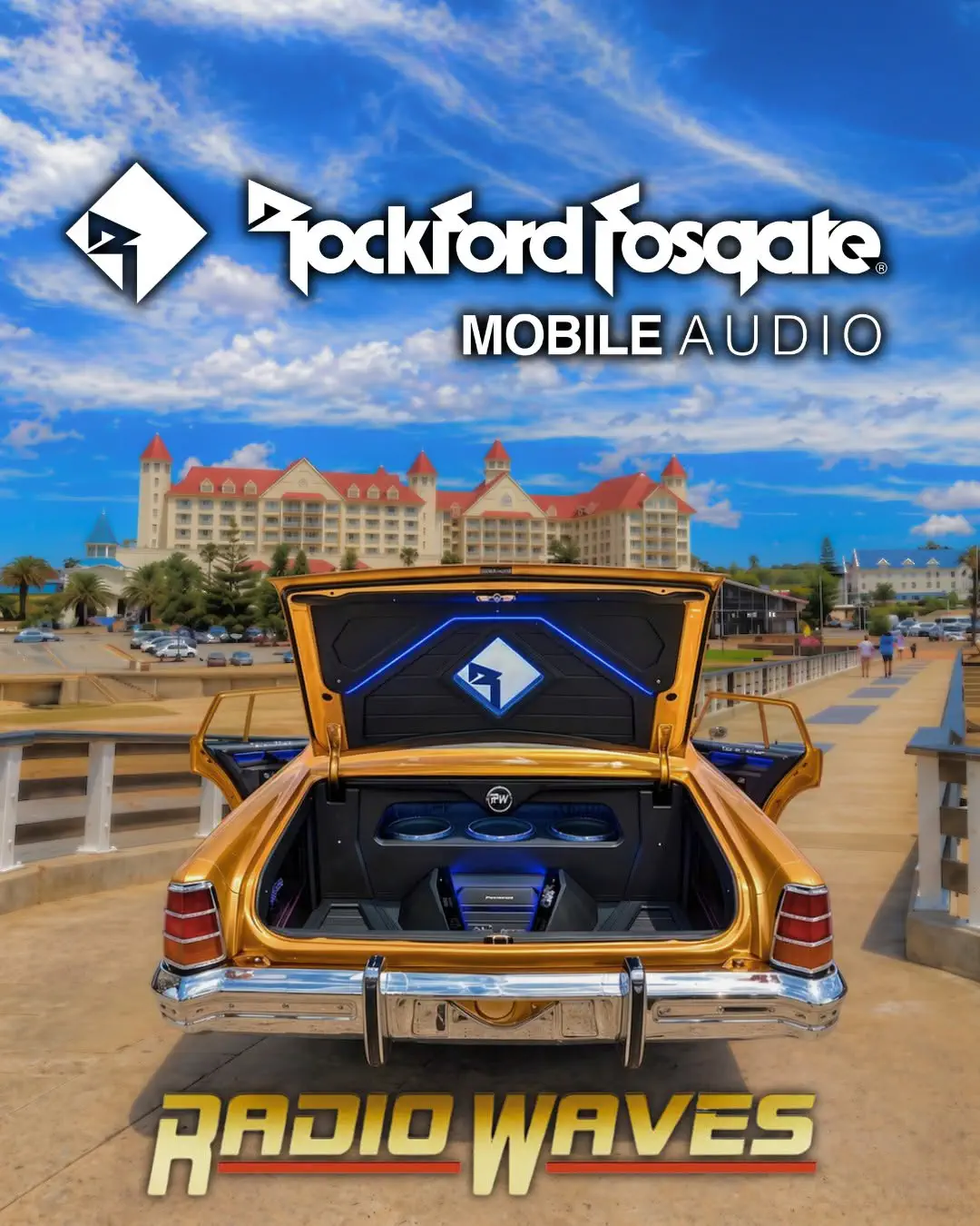 1976 Chevy Caprice Triple 10" Rockford Fosgate Build — Radio Waves custom build
