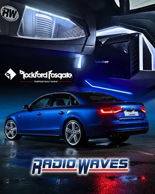Dual Rockford Fosgate T1D210 Custom Enclosure — Radio Waves custom build