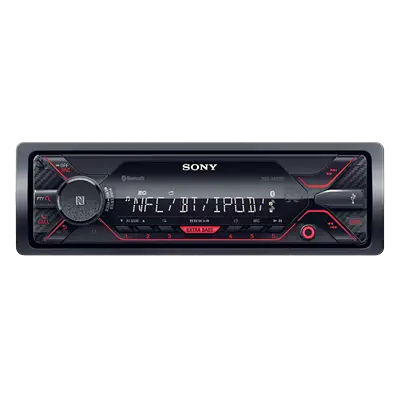 Sony DSX-A410BT single-DIN Bluetooth media receiver